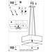 Lampadario Lokko 55 Nero Sl. 0824 - Minimalista Lampadari Nero 105x55x55 Cm - Foto miniatura 5