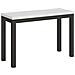 Tavolo Apribile 120x45/90 Cm Everyday Double Telaio Antracite - Bianco Frassino - Foto miniatura 4