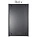 Armadio Rack 19'' RWP20U45BL a muro 20 unità sezione unica prof 600mm Colore Nero - Foto miniatura 5