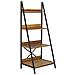 Mobile Scaffale Da Interno In Nobilitato Bilaminato E Metallo A 4 Ripiani Linea Classic Step - Foto miniatura 1
