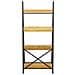 Mobile Scaffale Da Interno In Nobilitato Bilaminato E Metallo A 4 Ripiani Linea Classic Step - Foto miniatura 4