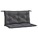 Cuscini Panca Giardino 2pz Antracite 100x50x7cm Tessuto Oxford - Foto miniatura 1