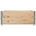 Fioriera Da Giardino 100x100 Cm In Legno Massello Di Pino - Foto miniatura 3