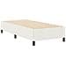 Letto a molle Crema 100 x 200 cm Tessuto in Cords - Foto miniatura 3