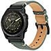 Cinturino In Pelle Premium Compatibile Con Garmin Fenix 8/7x / 3 - Elegante Cinturino Di Ricambio Green 22 Mm - Foto miniatura 2