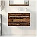 Mobile per Lavabo con Lavandino Integrato Finitura Legno Vecchio - Foto miniatura 4