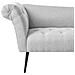 Chaise Longue Nantilly Tessuto Grigio Chiaro - Foto miniatura 5