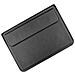 Custodia In Pelle Per Laptop 15/16 Pollici Compatibile Con Macbook, Dell, Lenovo - Custodia Protettiva Multifunzionale Black - Foto miniatura 2