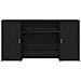 Banco Reception Rovere Nero 200x50x103,5 cm Legno Multistrato - Foto miniatura 5