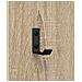 Appendiabiti a muro rovere sonoma 30 x 1.5 x 80 cm - Foto miniatura 8