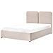 Letto Contenitore Tessuto Arbois 160 X 200 Cm Beige - Foto miniatura 5