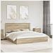 Letto con Contenitore con testiera Rovere Sonoma 180 x 200 cm - Foto miniatura 2