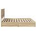 Letto con Contenitore con testiera Rovere Sonoma 180 x 200 cm - Foto miniatura 9