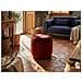 Pouf Selby Velluto Rosso Scuro - Foto miniatura 1