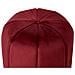 Pouf Selby Velluto Rosso Scuro - Foto miniatura 3