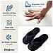 Ciabatte radito Con Memory Foam E Suola In Legno Di Ananas - Traspiranti E Confortevoli Per Interni Black - Foto miniatura 2