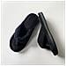 Ciabatte radito Con Memory Foam E Suola In Legno Di Ananas - Traspiranti E Confortevoli Per Interni Black - Foto miniatura 4
