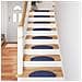 Tappetini per scale autoadesivi 15 pcs Blu 56 x 17 x 3 cm - Foto miniatura 4