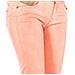 Pantalone Elasticizzato Con Basso Con Taglio Skinny Hwt010 Donna - Foto miniatura 2