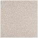 Tappeti per area Quadrato HUARTE Crema 240 x 240 cm Poliestere - Foto miniatura 7