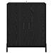 Credenza Rovere Nero 69,5 x 34 x 90 cm Legno multistrato - Foto miniatura 6
