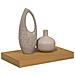 Scaffale da parete Beige 40 x 23,5 x 4 cm Legno multistrato - Foto miniatura 3