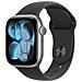 Watch Series 11 GPS + Cellular 42mm Cassa Alluminio Grigio Siderale con Sport Band Nero - M /L - Foto miniatura 1