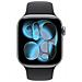 Watch Series 11 GPS + Cellular 42mm Cassa Alluminio Grigio Siderale con Sport Band Nero - M /L - Foto miniatura 2