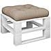 Cuscino per Pallet Tortora 60x61,5x10 cm in Tessuto - Foto miniatura 3