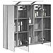 Mobiletto per specchio da bagno Grigio Sonoma 70 x 14,5 x 70 cm - Foto miniatura 3