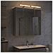 Mobiletto per specchio da bagno Grigio Sonoma 70 x 14,5 x 70 cm - Foto miniatura 4