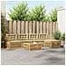 Set di divani da esterno 6 pcs Bianco e Beige 79 x 79 x 37 cm - Foto miniatura 2