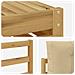 Set di divani da esterno 6 pcs Bianco e Beige 79 x 79 x 37 cm - Foto miniatura 6