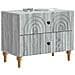 Armadio da Notte con cassetto Grigio Sonoma 62 x 34,5 x 48 cm - Foto miniatura 2