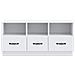Mobile TV Bianco 102 x 34,5 x 47 cm Legno ingegnerizzato - Foto miniatura 6