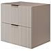 Mobile sottolavabo bianco 120 cm, Piano in finitura marmo bianco, 2 cassetti, Sospeso, MDFMobilecon 1 anta, MODERNO - Foto miniatura 5