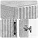 Mobile per scarpe HOORN 59,5 x 39,5 x 87 cm Grigio Cemento - Foto miniatura 7