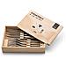 Posate con Scatola in Legno Steak Tools per Barbecue 8 Pezzi - Foto miniatura 1