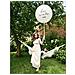 Partydeco - Palloncino Gigante Bianco Love Is In The Air - Foto miniatura 2