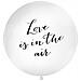 Partydeco - Palloncino Gigante Bianco Love Is In The Air - Foto miniatura 1