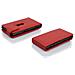 Custodia Compatibile Con Nokia Lumia 920 In Rosso Cremisi - Coperchio Protettivo In Design Flip Realizzato In Similpelle Testurizzata - Foto miniatura 3