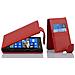 Custodia Compatibile Con Nokia Lumia 920 In Rosso Cremisi - Coperchio Protettivo In Design Flip Realizzato In Similpelle Testurizzata - Foto miniatura 1