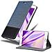 Custodia Compatibile Con Huawei P8 Lite 2015 In Blu Scuro Nero - Coperchio Protettiva Con Chiusura Magnetica, Funzione Stand E Tasca Per Le Carte - Foto miniatura 1