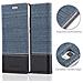 Custodia Compatibile Con Huawei P8 Lite 2015 In Blu Scuro Nero - Coperchio Protettiva Con Chiusura Magnetica, Funzione Stand E Tasca Per Le Carte - Foto miniatura 3