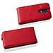 Custodia Compatibile Con Lg G2 In Rosso Cremisi - Coperchio Protettivo In Design Flip Realizzato In Similpelle Testurizzata - Foto miniatura 5