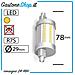 Lineare Led R7s 8,0w 1055 Lumen Luce Calda 78 Mm - Foto miniatura 1