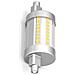 Lineare Led R7s 8,0w 1055 Lumen Luce Calda 78 Mm - Foto miniatura 2