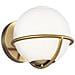 Applique 1 Luce, Ottone Brunito, G9 - Foto miniatura 1
