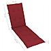 Cuscino Per Sdraio Rosso Vino (75+105) x50x4 Cm - Foto miniatura 11