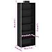 Organizer per Armadio da Appendere con 6 Ripiani 2 pz Tessuto - Foto miniatura 8